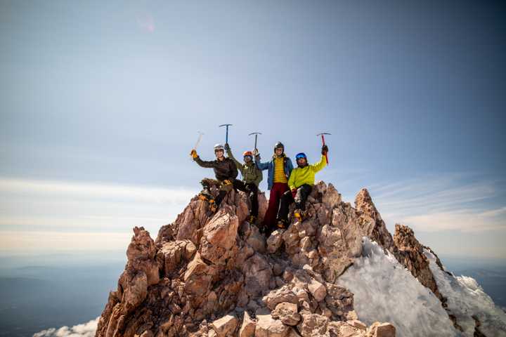 Summiting Mt. Shasta